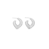 18K Gold Filled Thick Pointed Hoop Earrings (J235)