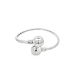 Wrist Cuff Bangle With Gold Ball (B50-51)