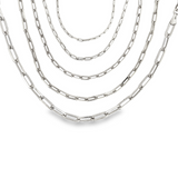 Paper Clip Chain Anklet (E162-E166)