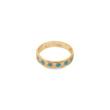 Enamel Stars Ring Band (D73)