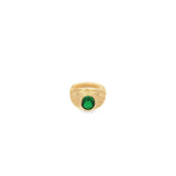Thick Ring Band With Stone (D89)