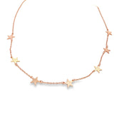 Small Star Pendant Dainty Delicate Choker Necklace (G76)