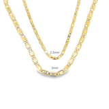 Dainty Gucci Flat Mariner Chain Anklet (E58/E62)