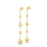 Link Chain Pearl and Bead Dangle Earrings (L138A/L163A/K53A)