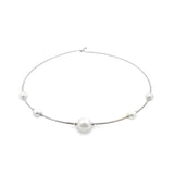Collar Choker With Gold Beads (F202)