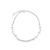 Flower Shaped Charm Anklet (E218)