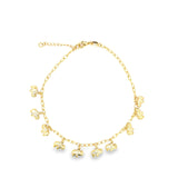 Elephant Charm Anklet (E133)