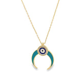 Enamel Evil Eye With Micro CZ Stones (G95)