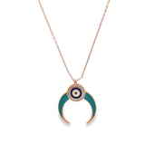 Enamel Evil Eye With Micro CZ Stones (G95)