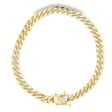 Thick Miami Cuban Link 7mm Chain Anklet (E85)