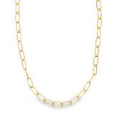 6mm Wide Slim Dainty Paperclip Chain (F151/I388)