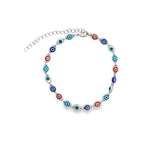 Multicolor Evil Eye Bracelet (I225)