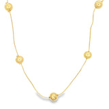 9mm Bead Necklace (H87)