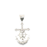 Anchor Coin Pendant