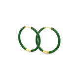 Modern Dark Off-Pastel Colored Hoops (L555)