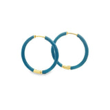 Modern Dark Off-Pastel Colored Hoops (L555)