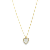 Gold Filled Heart Charms Necklace (G146)