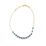 Blue Lucky Eye Anklet (E258)