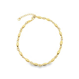18K Gold Filled Unique Charm Anklet (E121)