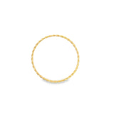 Thin Twisted Closed Bangle (B70)