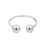 Classic Plain Ball Open Bangle (B52)