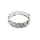 16mm Designed Bangle With CZ Stones