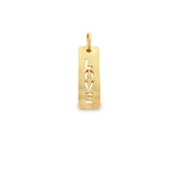 Rectangle Love Charm