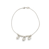 Beaded Anklet With Dangle Elephant Charms (E137)