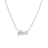 Paper Clip Mom Necklace (H73)