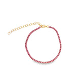 1mm Colorful Enamel Box Bracelet (I325)