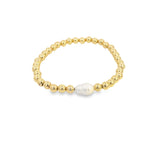 Pearl Stretchy Bead Bracelet (I546)