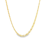 Gold Mariner Link Necklace (H199A)