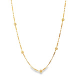 Triple Link Chain Necklace (F265)
