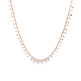 Rose Gold Filled Fringe Choker (G48)