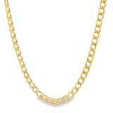 4mm Diamond Cut Cuban Chain (F17)