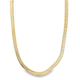 Snake Chevron Designed Chain (F236B/I501)