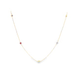 Gold Filled Color Disc Belly Chain