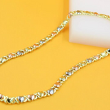 Two Toned Filled Gold Heart Set