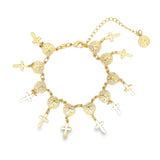 Rosary Cross Bracelet (I136A)
