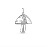 CZ Gold Mushroom Pendant (A286)
