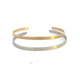 Thin Plain Bangle (B120)