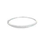 Slim Round CZ Stone Buckle Bangle (B33)
