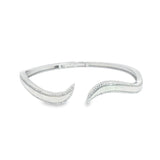 CZ Stone Paved Bangle Bracelet (B85)