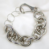 22mm Thick Chunky Rolo Round Link Bracelet With Large Clasp (I295)