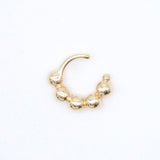 Gold Filled Gold Beads Cuff Earring