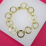 15mm Designed Circle Link Bracelet (I361)