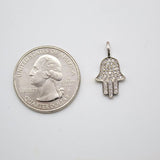 18K Gold Filled Hamsa Hand Pendant (A84)