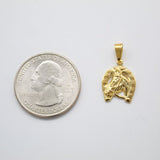 18k Gold Filled Horse Shoe Pendant