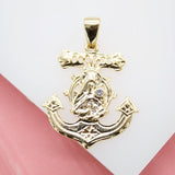 Saint St Barbara Medal Pendant