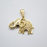 Small 18K Gold Filled Elephant Pendant